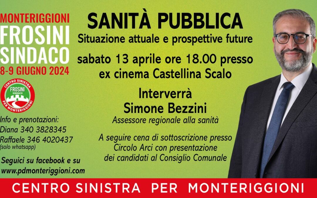 8-9 Giugno 2024 Sanità Pubblica – Andrea Frosini Monteriggioni